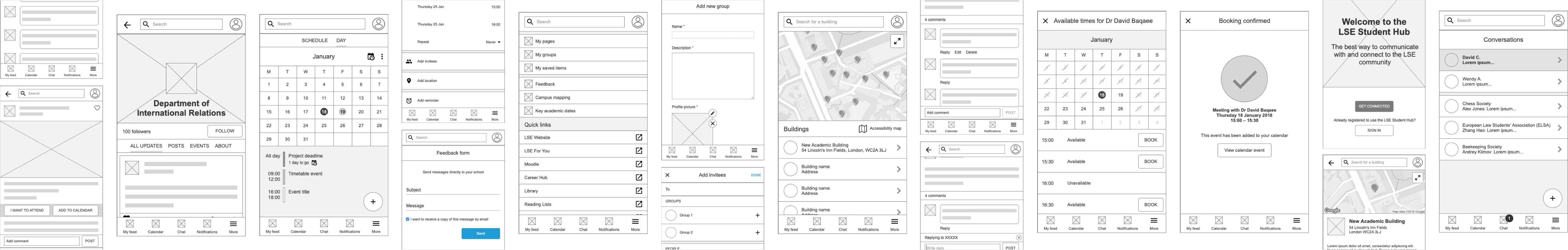 wireframes